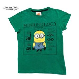 Next 7Y Despicable Me Minionology Minion Shirt